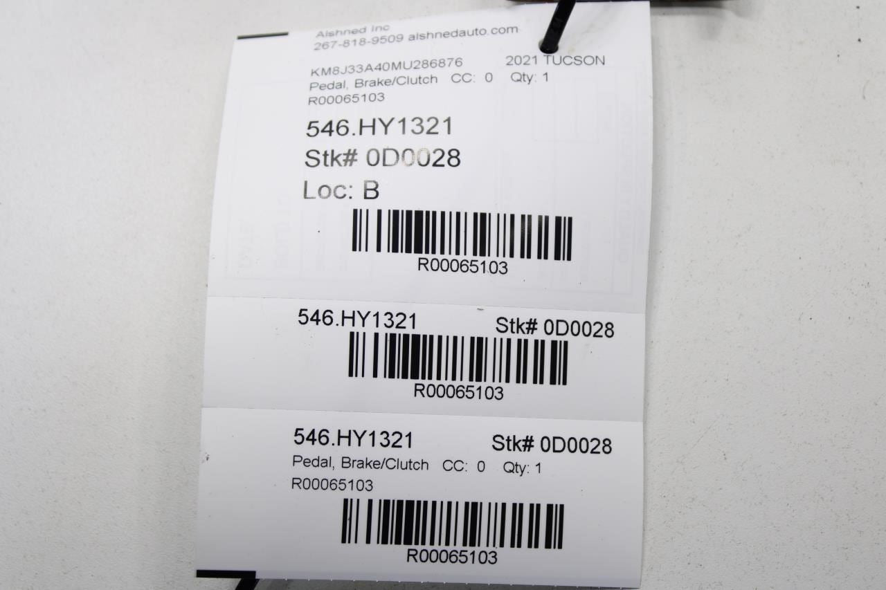 19-21 Hyundai Tucson Value Brake Foot Stop Pedal w/ Stop Light Switch 32800D3105 - Alshned Auto Parts