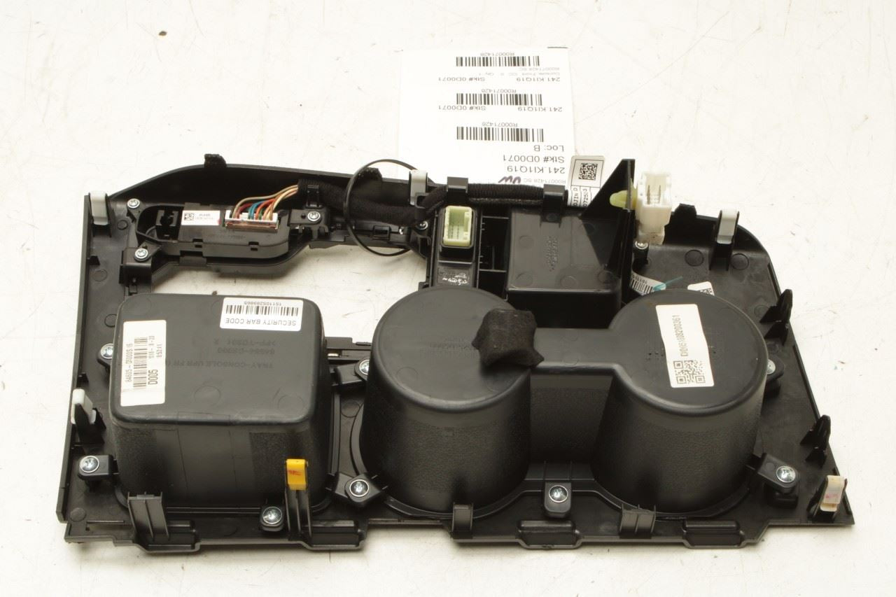 19-20 Kia Optima LX Center Console Shifter Bezel Trim Cover Panel w/ Cup Holder - Alshned Auto Parts