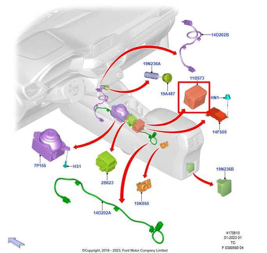 2020-25 Ford Escape SEL Center Console Winter Eco and Start Stop Control Switch - Alshned Auto Parts