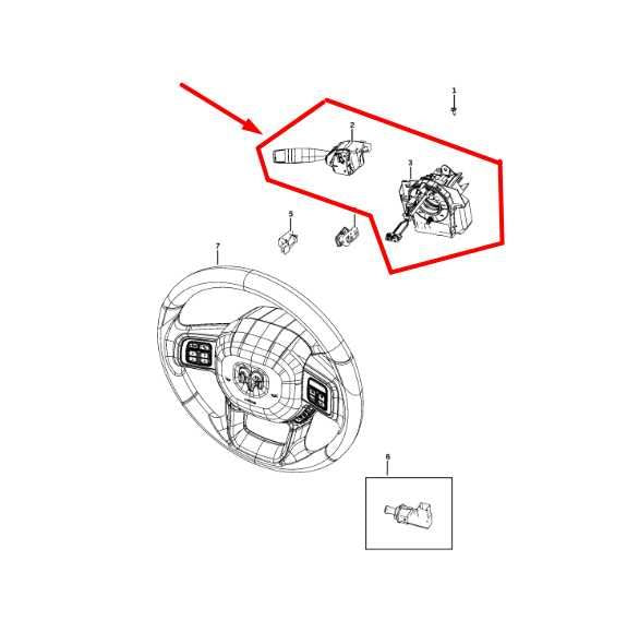2014-22 Ram 2500 Steering Column Turn Signal Wiper Switch 56046114AD OEM *ReaD* - Alshned Auto Parts