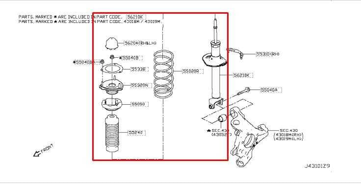 16-23 Infiniti Q50 Luxe RWD 3L RR RH Suspension Shock Strut Absorber E6210-4GA0D - Alshned Auto Parts