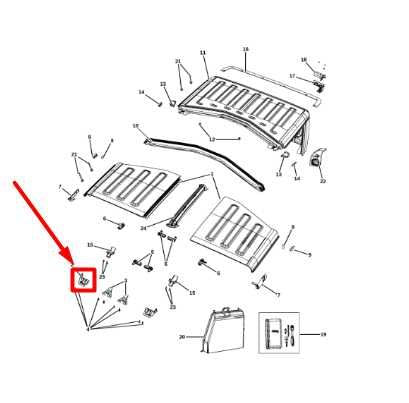 20-24 Jeep Gladiator Front Right Roof Hard Top Outer Latch Bracket 68290476AA - Alshned Auto Parts