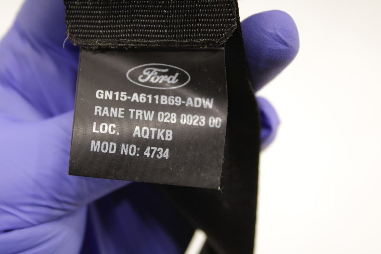 2018-22 Ford EcoSport SE 1.0L Rear Driver Left Side 2nd Row Seat Belt Retractor - Alshned Auto Parts