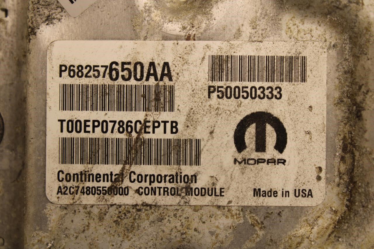 16-2017 RAM Promaster City Engine Computer Control Module ECU ECM 68257650AA - Alshned Auto Parts