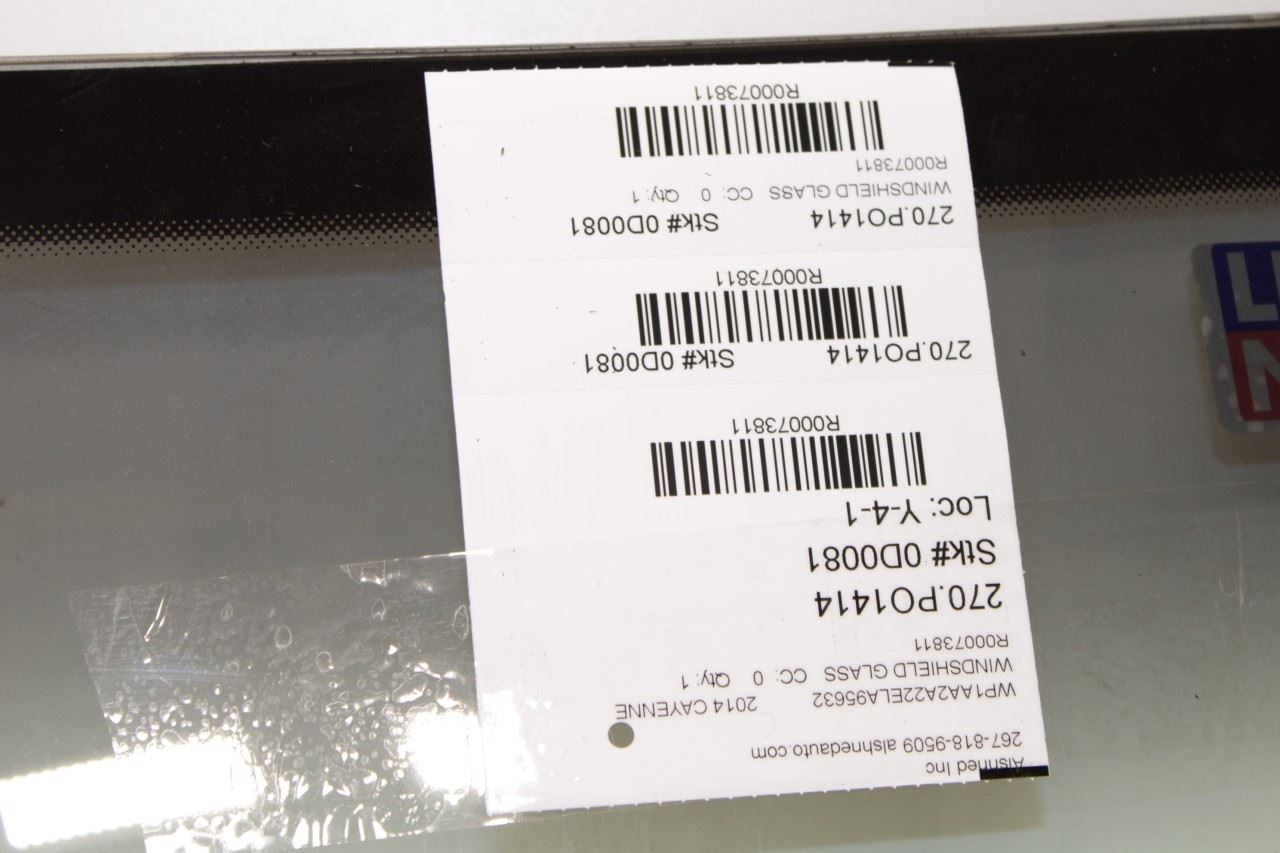 2011-2018 Porsche Cayenne Platinum Front Windshield Window Glass 958845099A OEM - Alshned Auto Parts