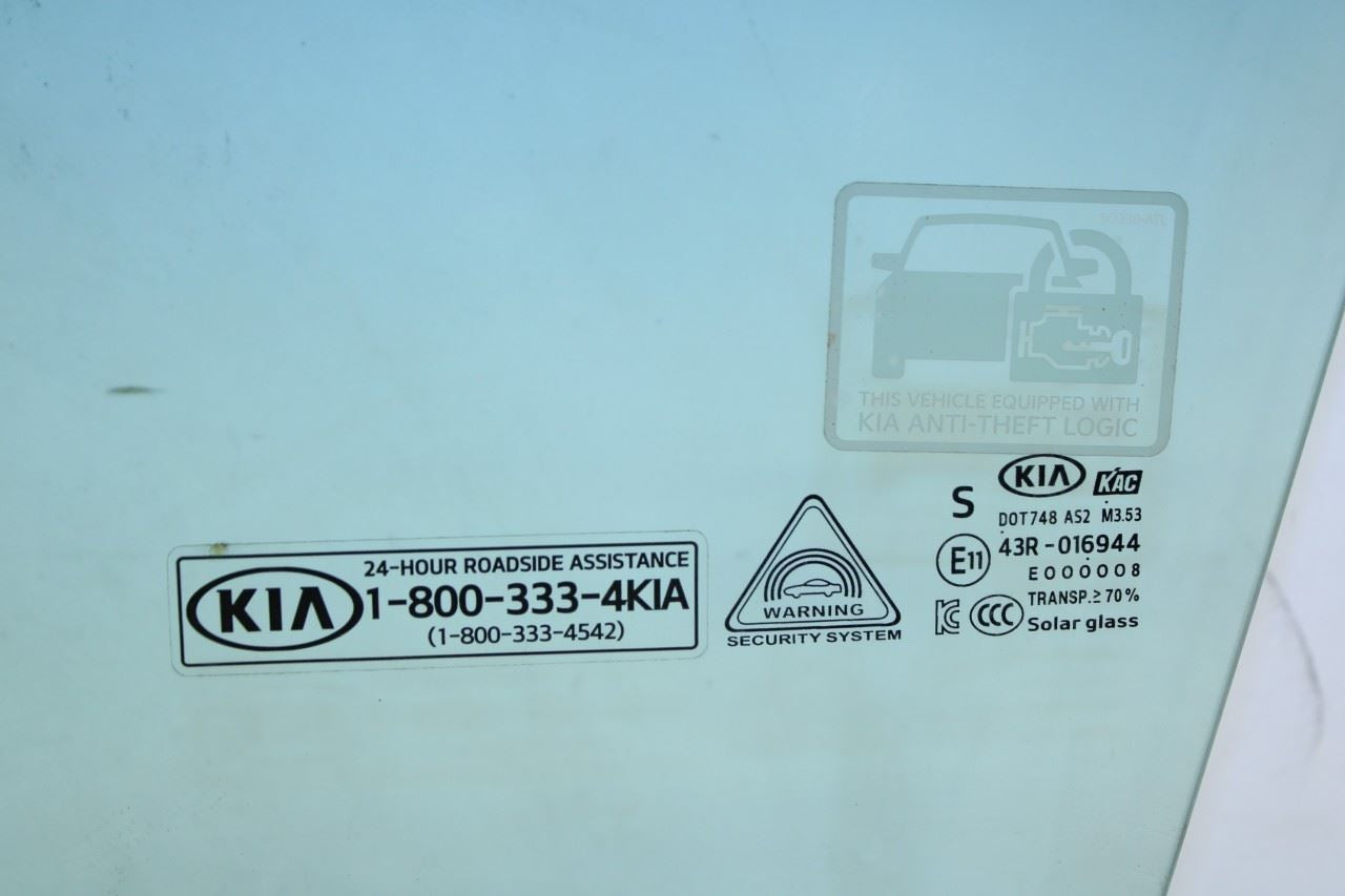 2020-2025 KIA Soul LX Front Left Driver Side Door Window Glass 82410-K0320 OEM - Alshned Auto Parts