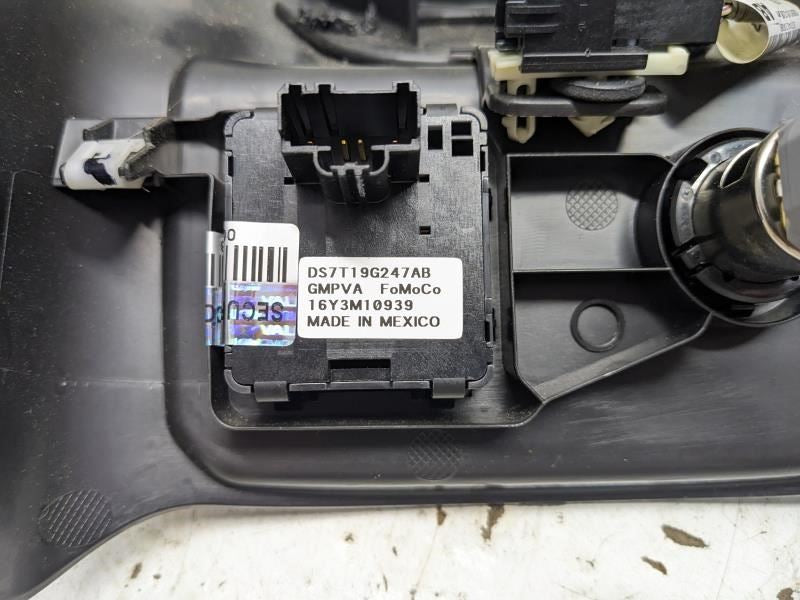 13-16 Ford Fusion Rear Center Console Panel w Power Outlet DS7Z-54045E24-DB OEM - Alshned Auto Parts