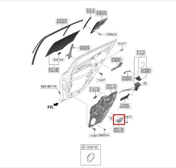 2018-2023 Kia Stinger GT1 Rear Left Side Door Power Window Motor 83450-J5000 OEM - Alshned Auto Parts