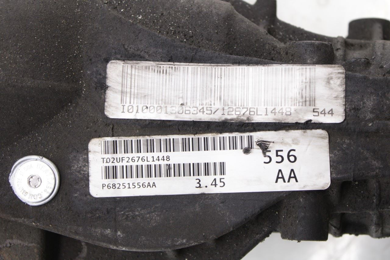 11-21 Jeep Grand Cherokee Overland Front Axle Differential 3.45 ratio 195mm 116K - Alshned Auto Parts