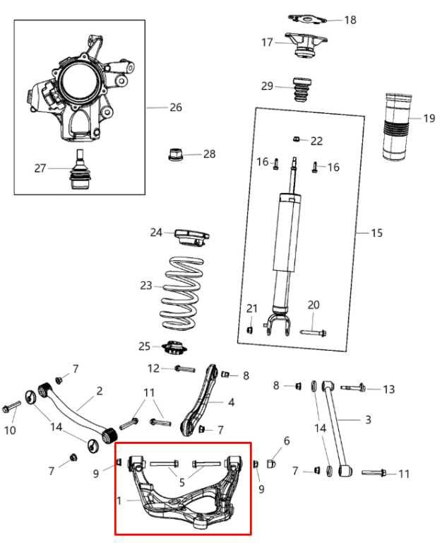 15-22 Jeep Grand Cherokee Overland AWD Rear Suspension RH Side Lower Control Arm - Alshned Auto Parts