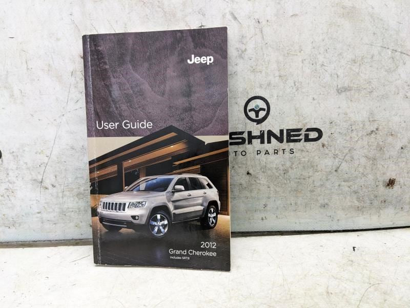 2012 Jeep Grand Cherokee User Guide Set with Case 12WK741-926-AA OEM - Alshned Auto Parts