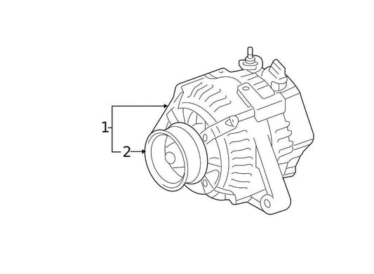 2009-2011 Toyota Camry LE 2.5L Alternator Generator 27060-0V060 OEM - Alshned Auto Parts