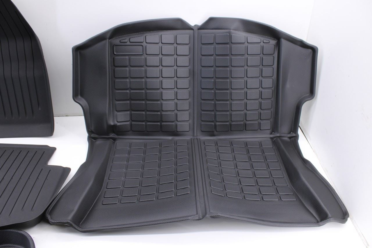 2021-2023 Tesla 3 Front and Rear Right Left Side All Weather Floor Mats Set of 6 - Alshned Auto Parts