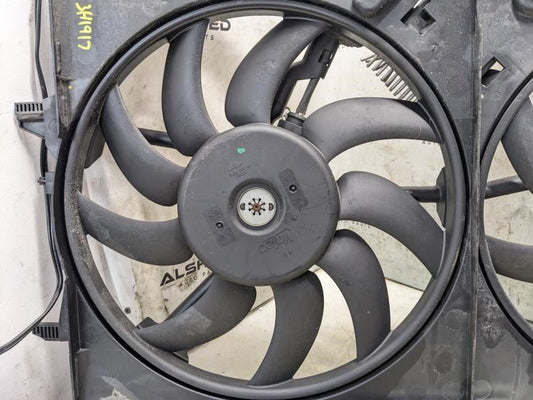 09-16 Audi A4 Dual Radiator Cooling Fan Motor Assembly 8K0-121-003-M OEM *ReaD*