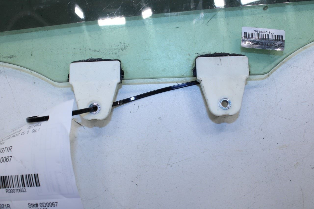 2018-2021 Subaru WRX Premium Front Right Side Door Window Glass 61011VA400 OEM - Alshned Auto Parts