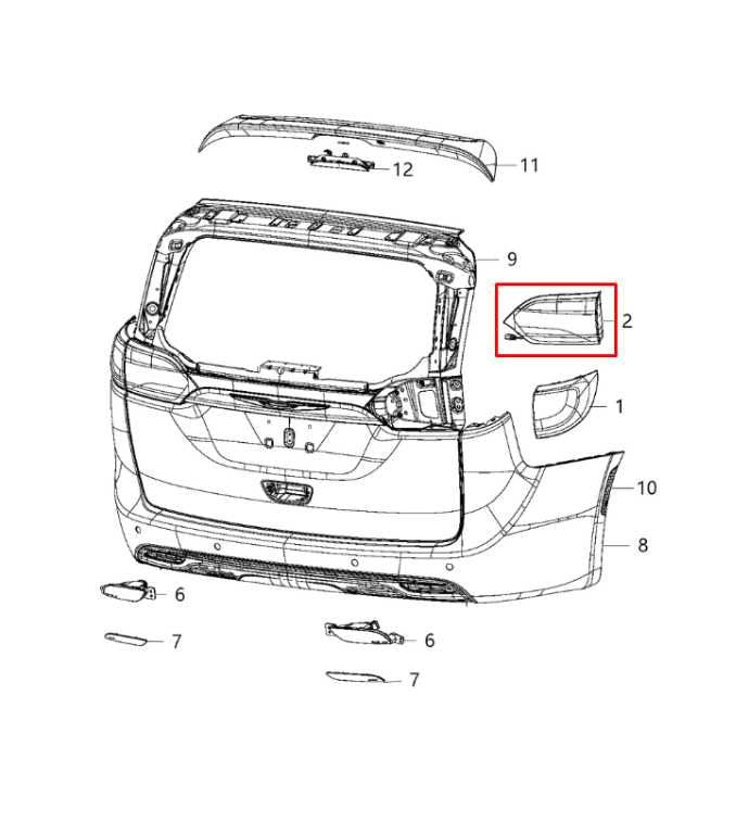 2017-2020 Chrysler Pacifica Limited Rear Left Driver Side Inner Tail Light Lamp - Alshned Auto Parts