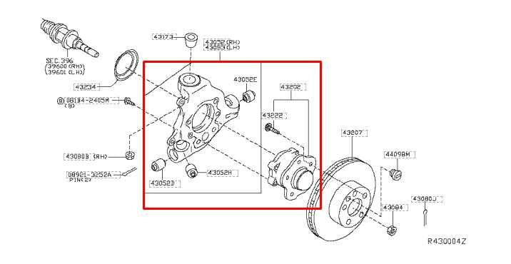 2008-2019 Nissan Murano Platinum Rear Left Side Spindle Knuckle Hub 43019-1AA0A - Alshned Auto Parts