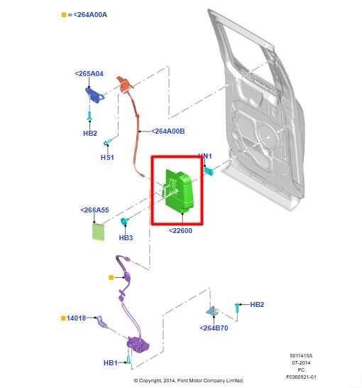 2015-2020 Ford F150 XL Rear Right Side Door Interior Handle FL34-18266B34-A OEM - Alshned Auto Parts
