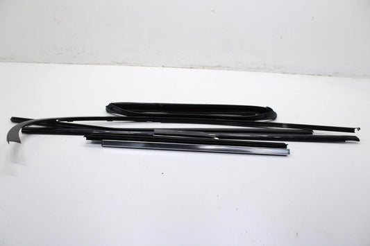 10-15 BMW 750i xDrive Rear RH Door Run Channel Belt Outer Inner Molding Seal Set - Alshned Auto Parts