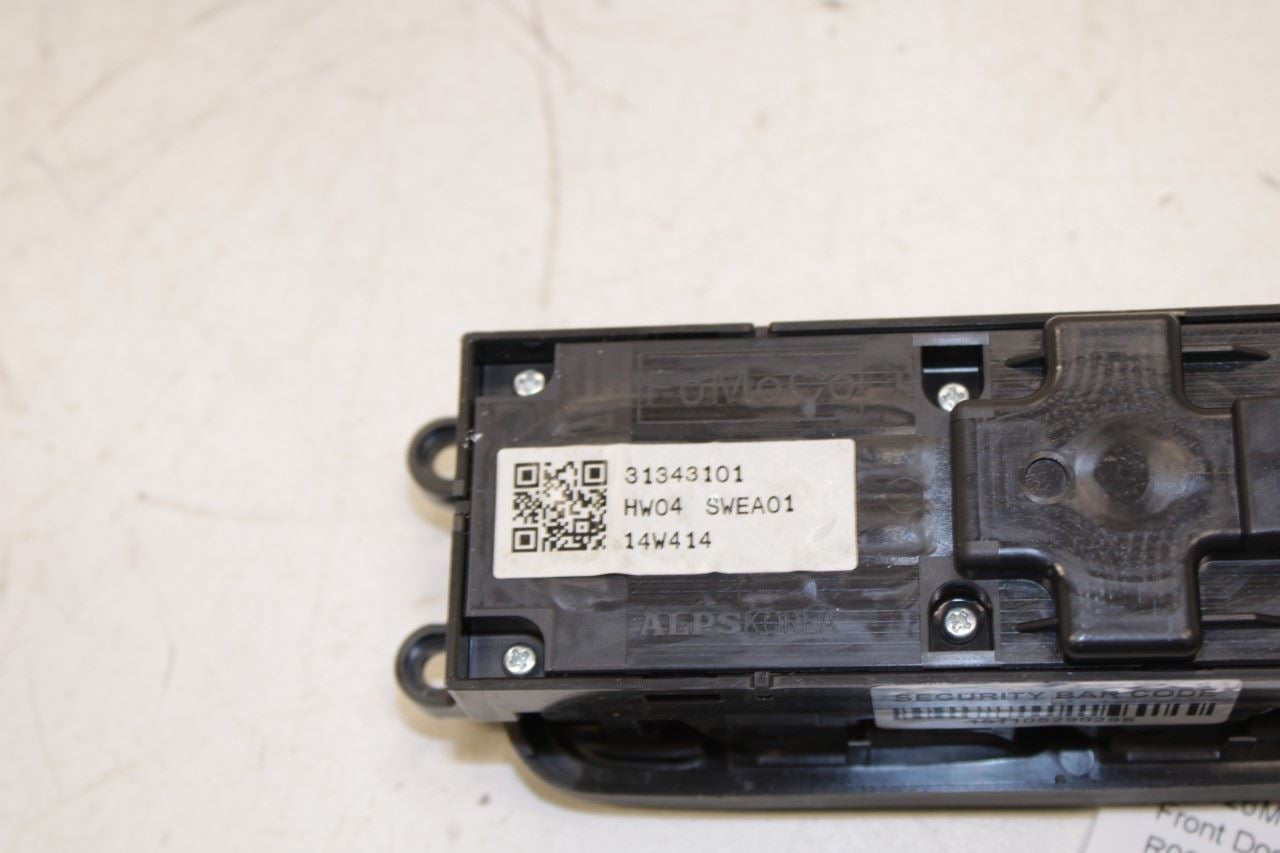 2014-2018 Volvo S60 T5 Premier Front Left Driver Side Master Power Window Switch - Alshned Auto Parts