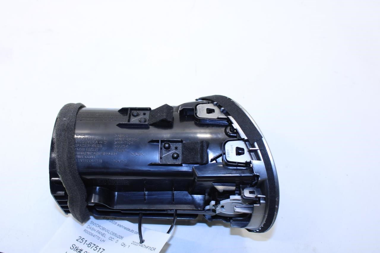 2013-2020 Nissan Pathfinder SV Front Left Dash Outer Air Vent Grille 68761-3KA0A - Alshned Auto Parts