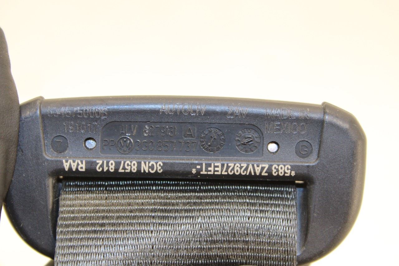 2018-24 Volkswagen Atlas S Rear Passenger Right Side 3rd Row Seat Belt Retractor - Alshned Auto Parts