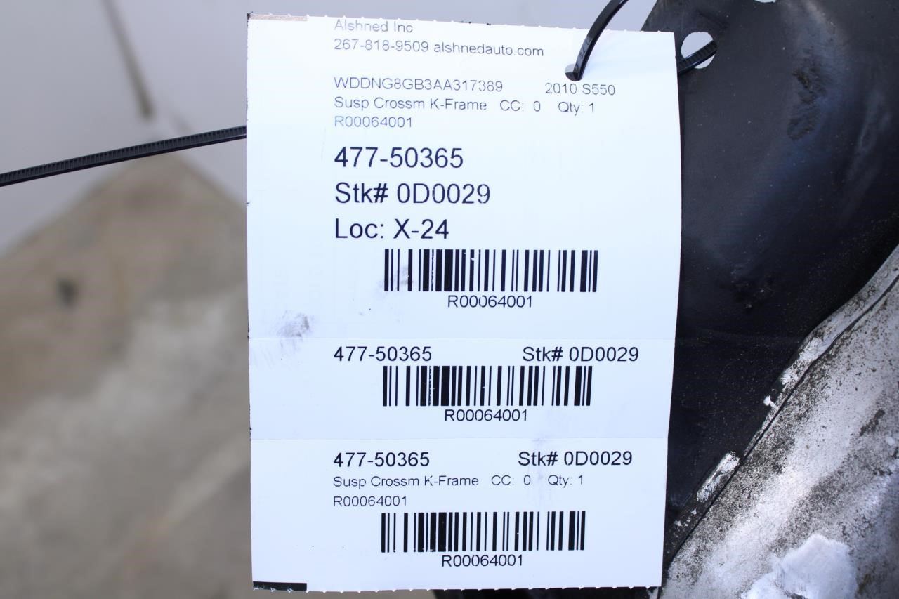 2007-13 Mercedes-Benz S550 4-Matic AWD Front Crossmember Subframe 221-620-08-87 - Alshned Auto Parts