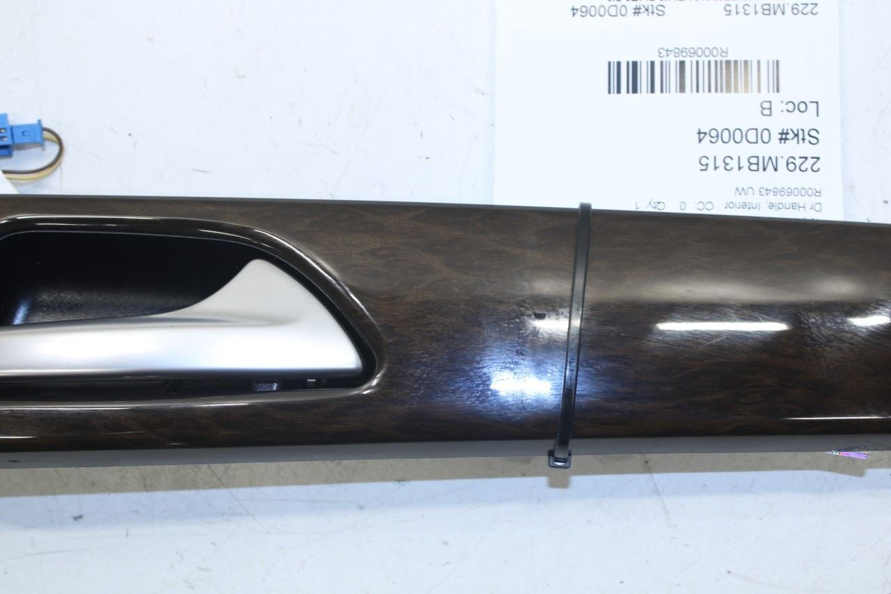 12-15 Mercedes-Benz ML350 Rear Right Door Interior Handle w/ Trim 166-760-06-61 - Alshned Auto Parts