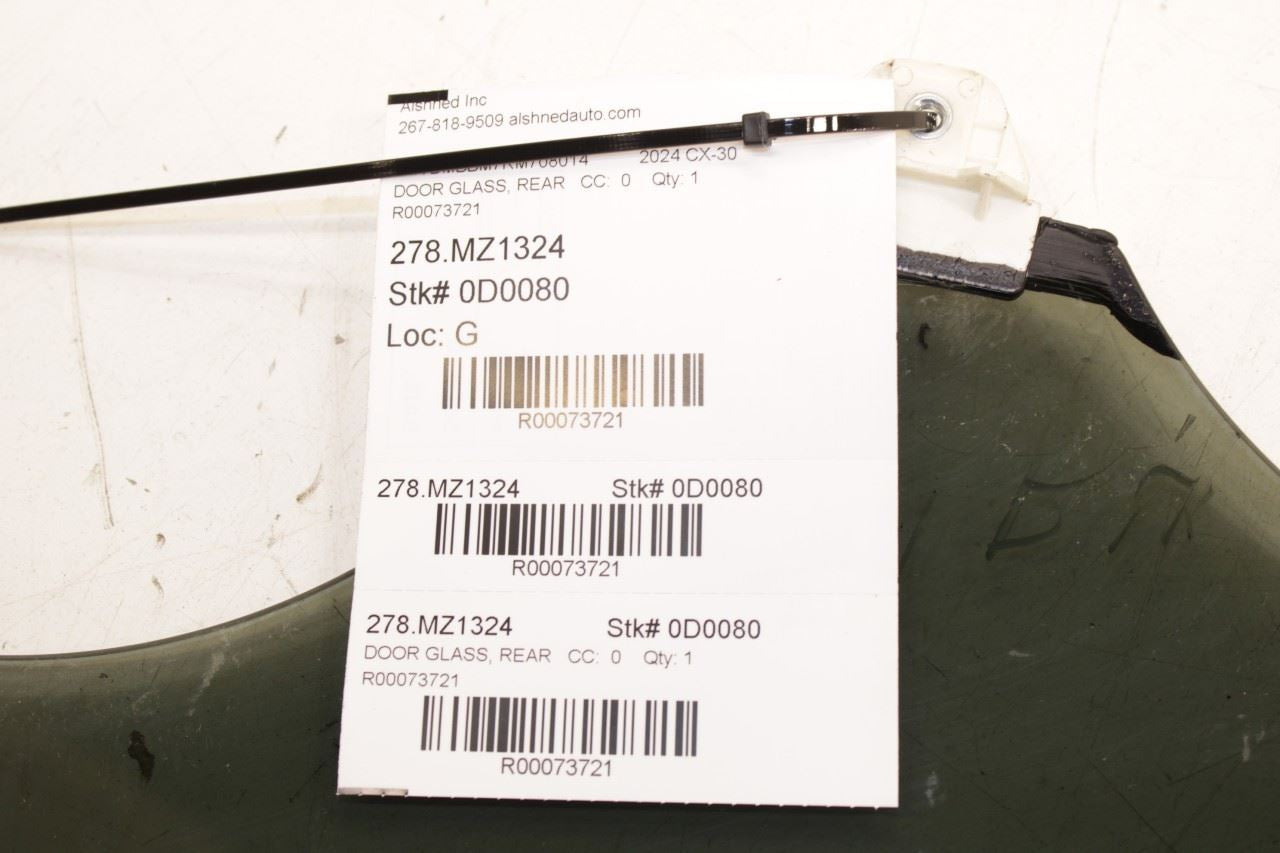 2020-2025 Mazda CX-30 2.5 S Rear Right Door Window Glass DGJ1-72-510 OEM - Alshned Auto Parts
