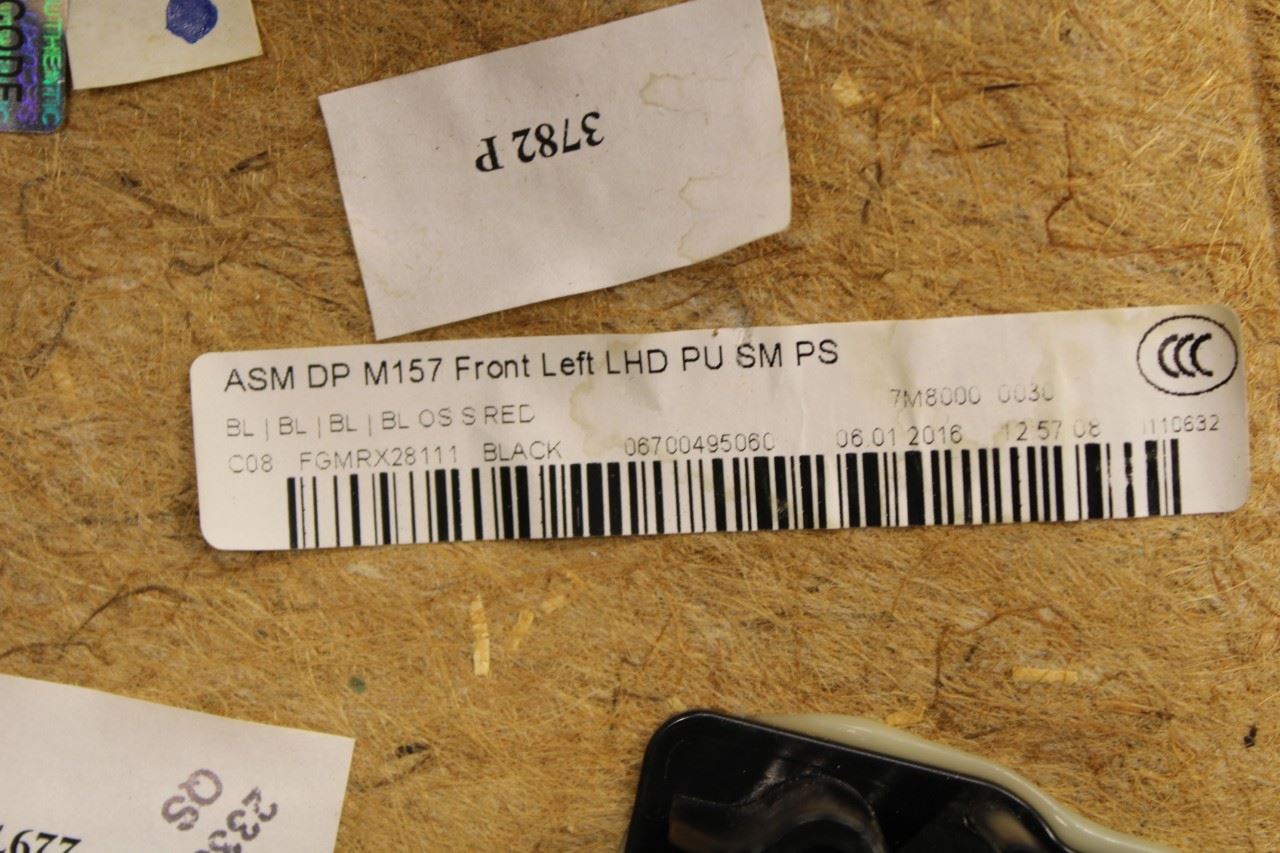 2014-2016 Maserati Ghibli S Q4 Front Left Driver Door Trim Panel 670049506 OEM - Alshned Auto Parts