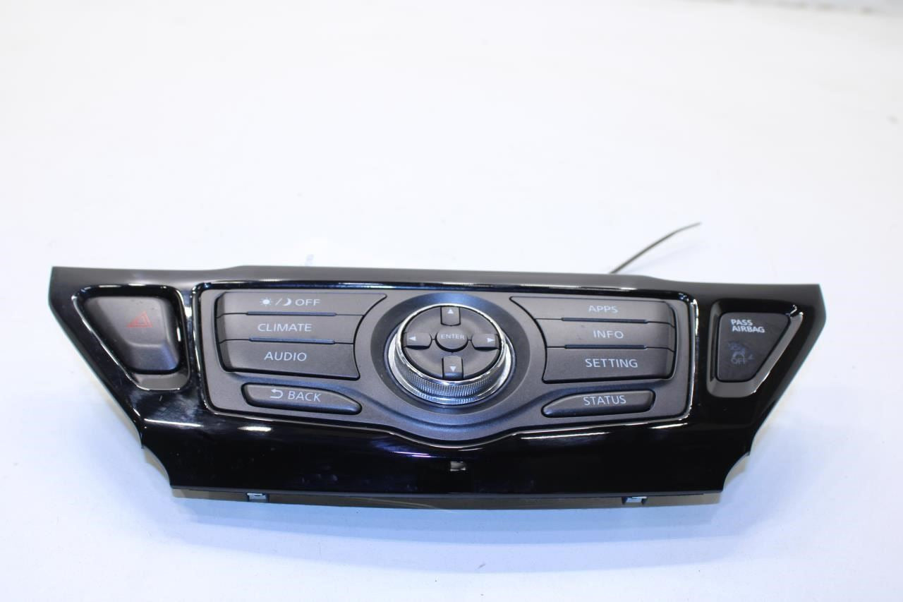 17-20 Nissan Pathfinder SV Dash AC Climate Audio Radio Control Panel 28395-9PJ0A - Alshned Auto Parts
