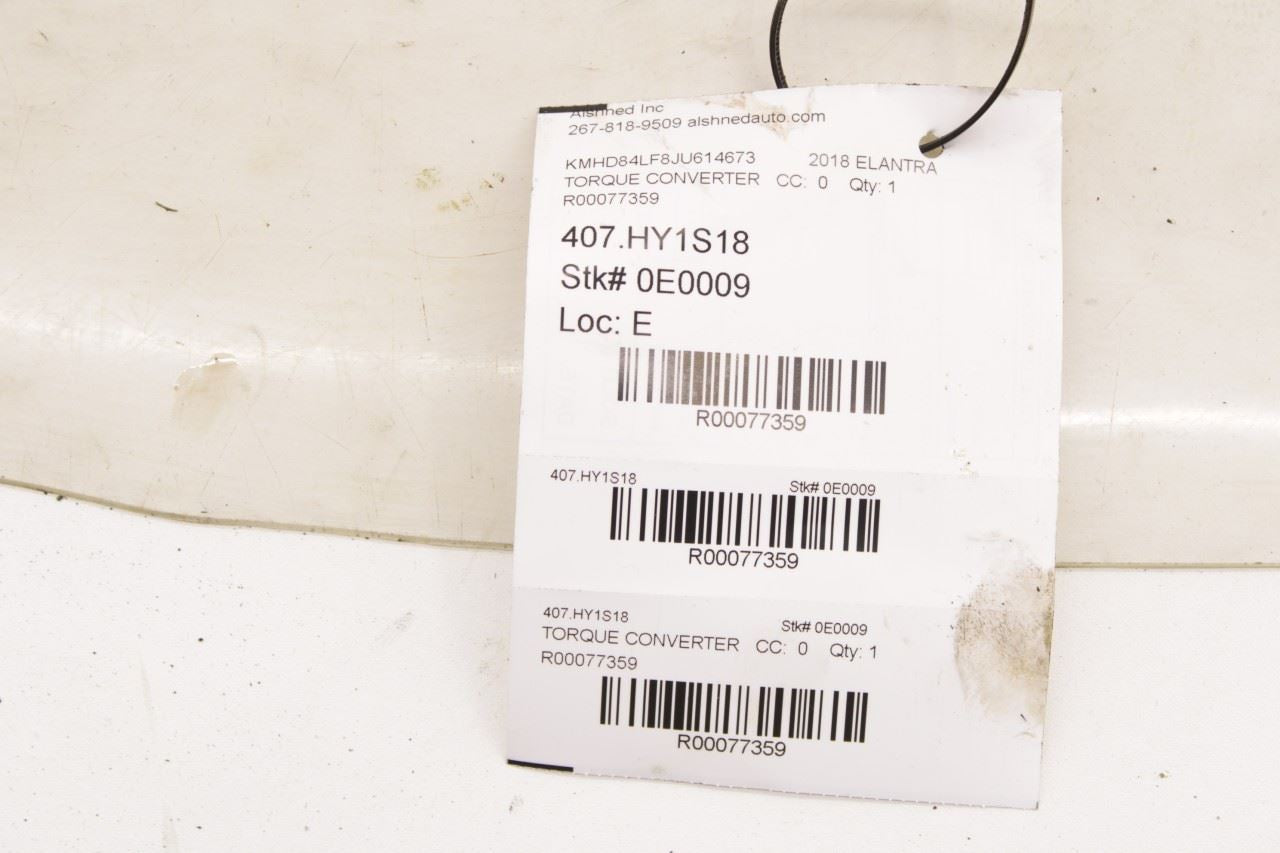 16-20 Hyundai Elantra Value Edition Transmission Torque Converter 45100-2F100 - Alshned Auto Parts