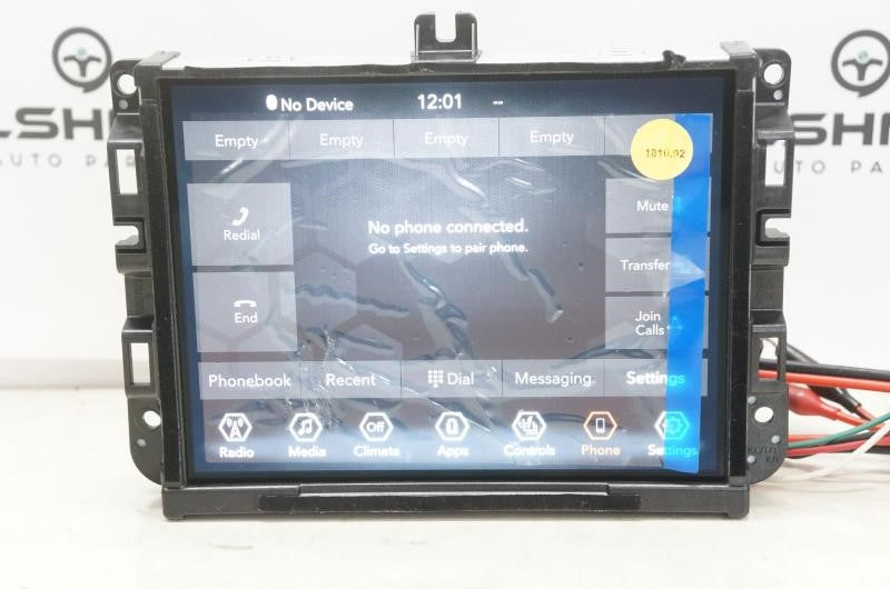 2019-20 Jeep Cherokee Uconnect 8.4'' Display Audio Radio Receiver 68297446AG OEM - Alshned Auto Parts