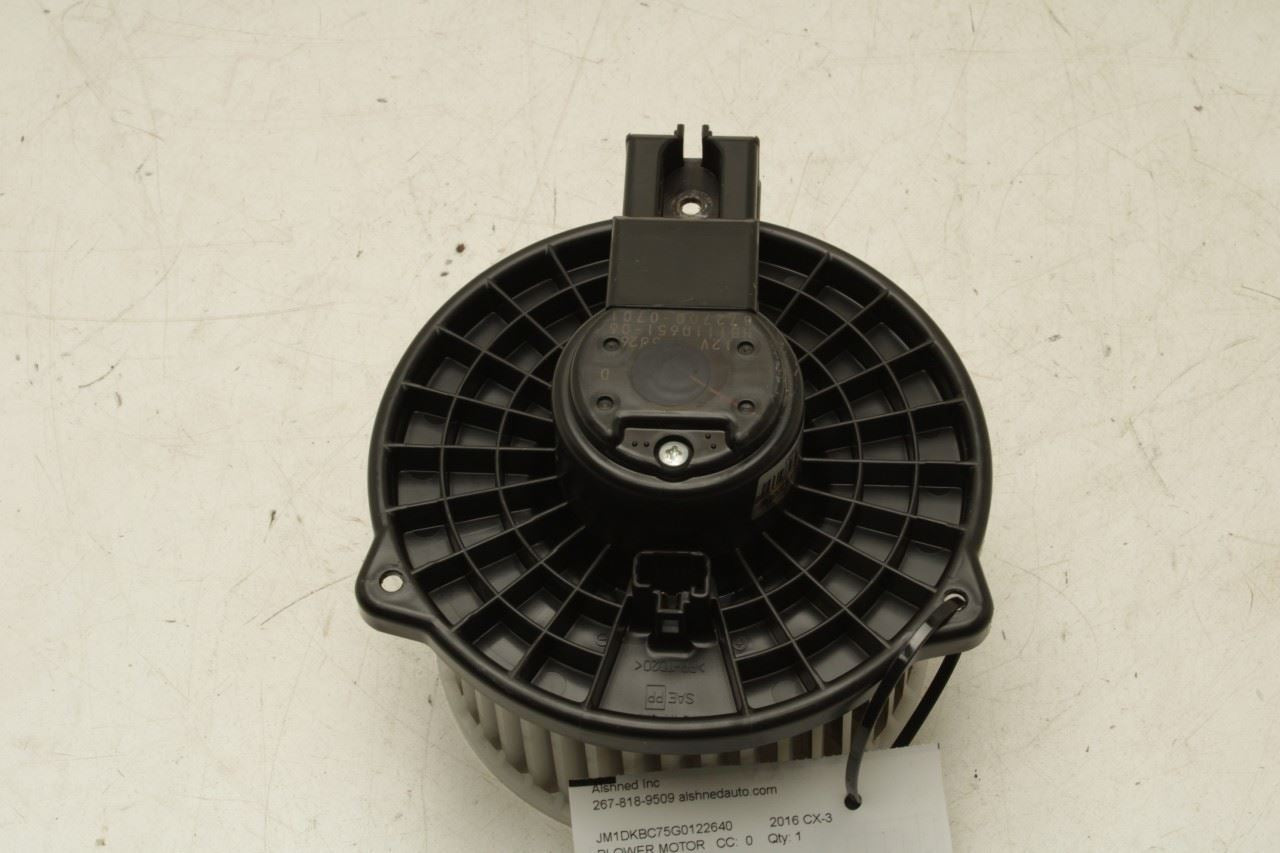 2016-2020 Mazda CX-3 Touring 2.0L HVAC Blower Motor Fan DD2F-61-B10 OEM - Alshned Auto Parts