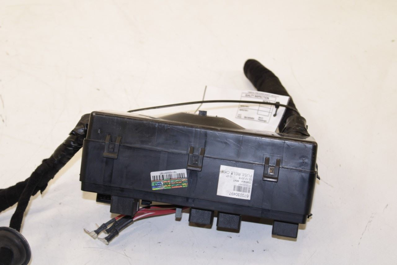 2014-2016 Maserati Ghibli S Q4 Rear Body Wire Harness w/ Fuse Box 670030497 OEM - Alshned Auto Parts