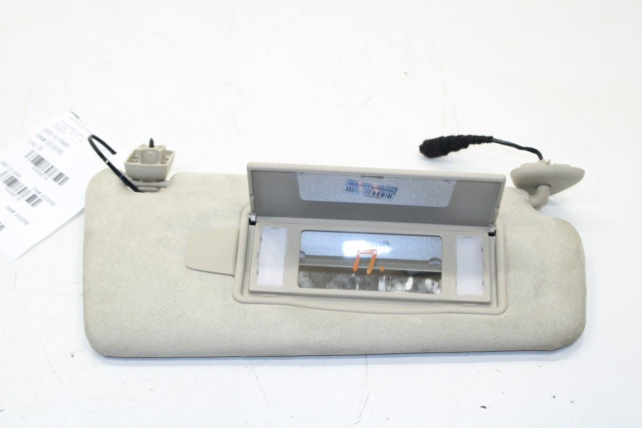 10-15 Jaguar XF Portfolio 5.0L Front Right Side Sun Visor w/ Illuminated Mirror - Alshned Auto Parts