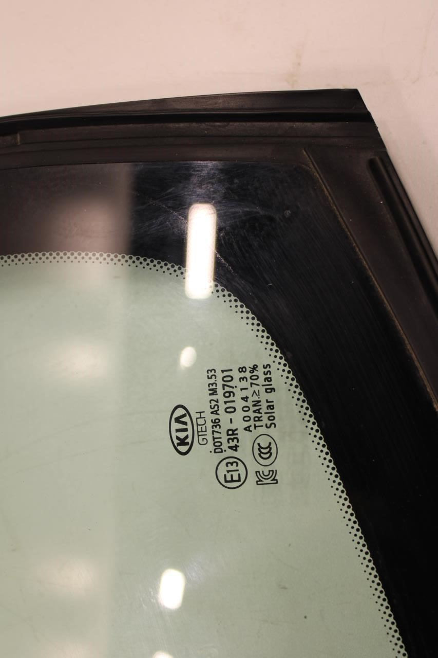 2018-2023 Kia Stinger GT1 Rear Left Door Window Fixed Vent Glass 83570J5510 OEM - Alshned Auto Parts