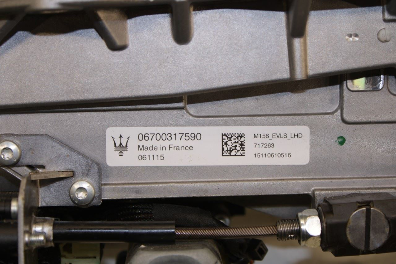 2015-2017 Maserati Ghibli S Q4 3.0L AWD Steering Column Assembly 670031759 OEM - Alshned Auto Parts