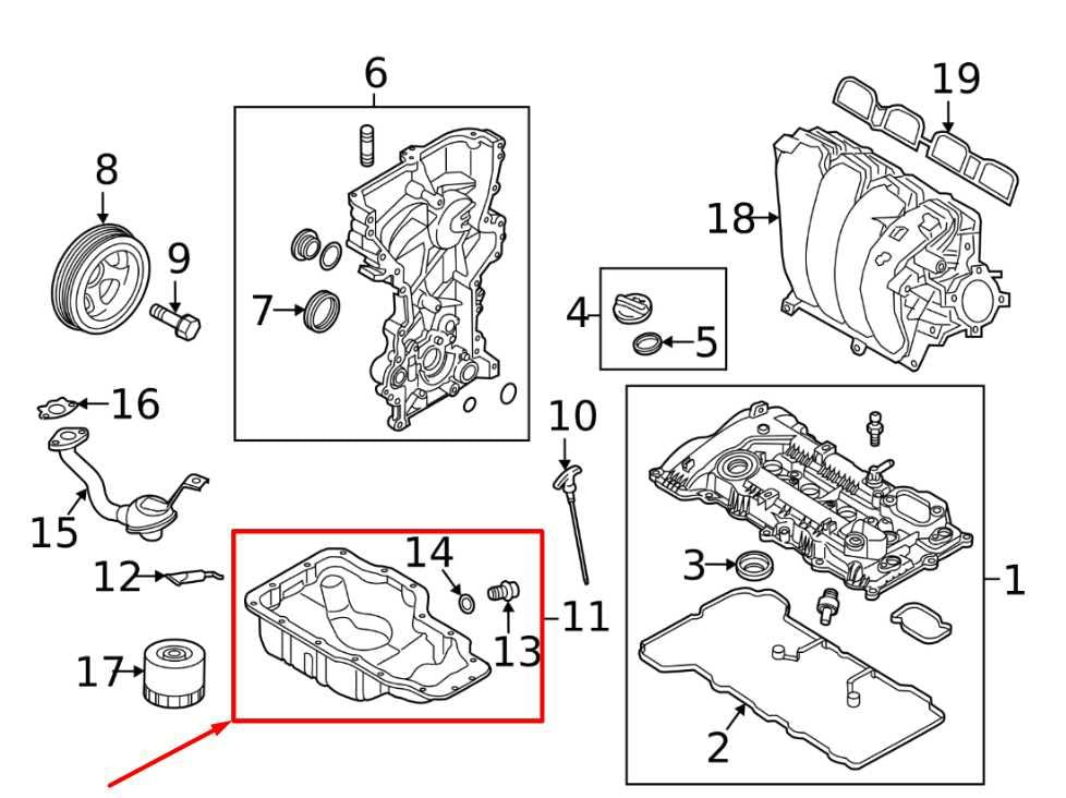 2015-2024 Kia Forte 2.0L Engine Motor Oil Pan 21510-2E023 OEM - Alshned Auto Parts