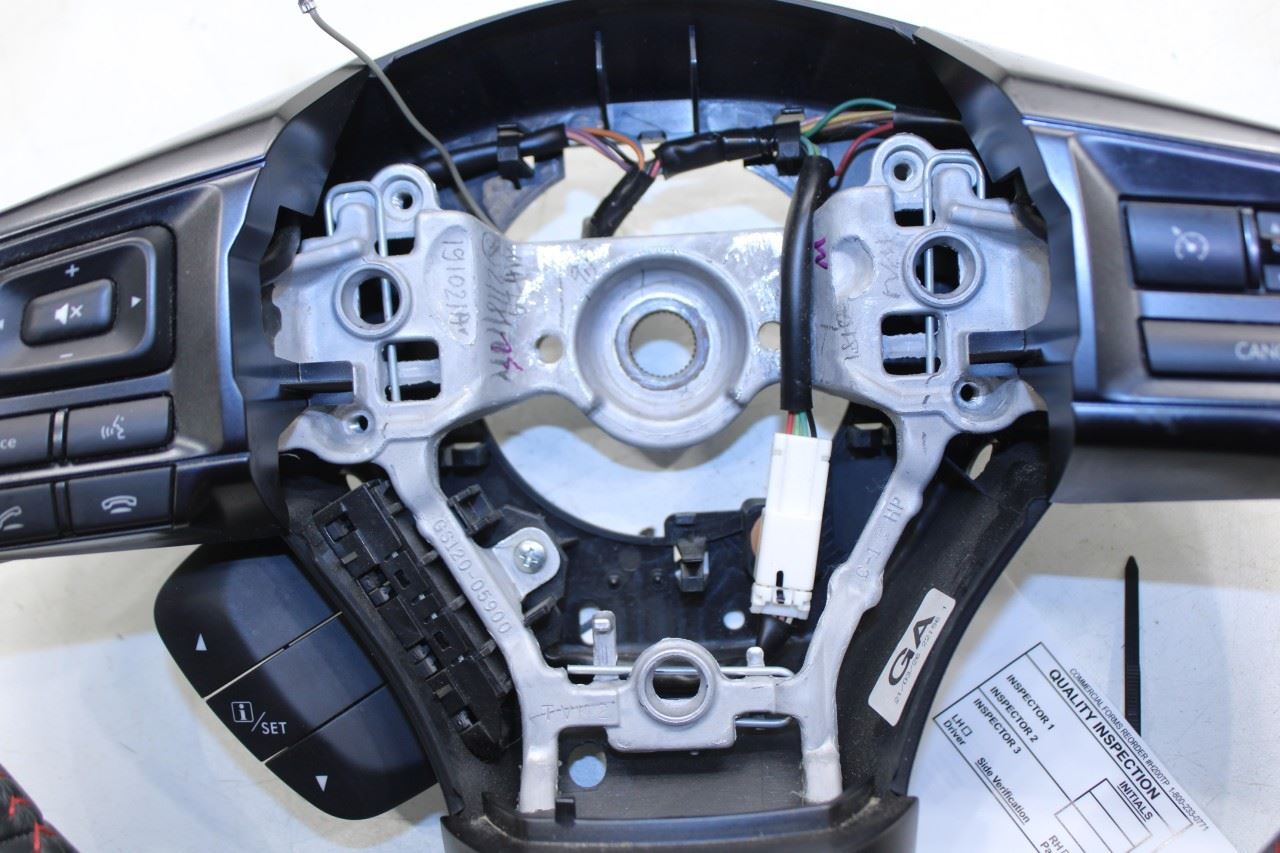 2016-2021 Subaru WRX Premium 2.0L AWD Steering Wheel Leather w/ Control Buttons - Alshned Auto Parts