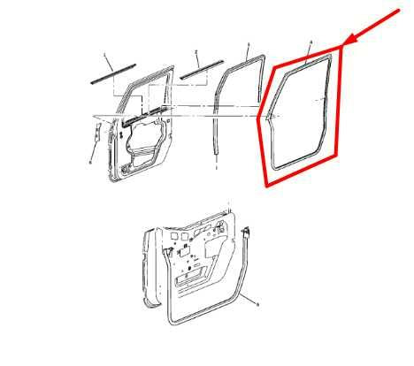 2007-2017 Jeep Wrangler Sahara Front Right Door Body Weatherstrip 55395274AV OEM - Alshned Auto Parts