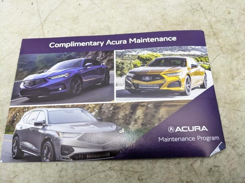 2023 Acura Integra Owners Manual Set with Case 313S5600 00X31-3S5-6000 OEM - Alshned Auto Parts