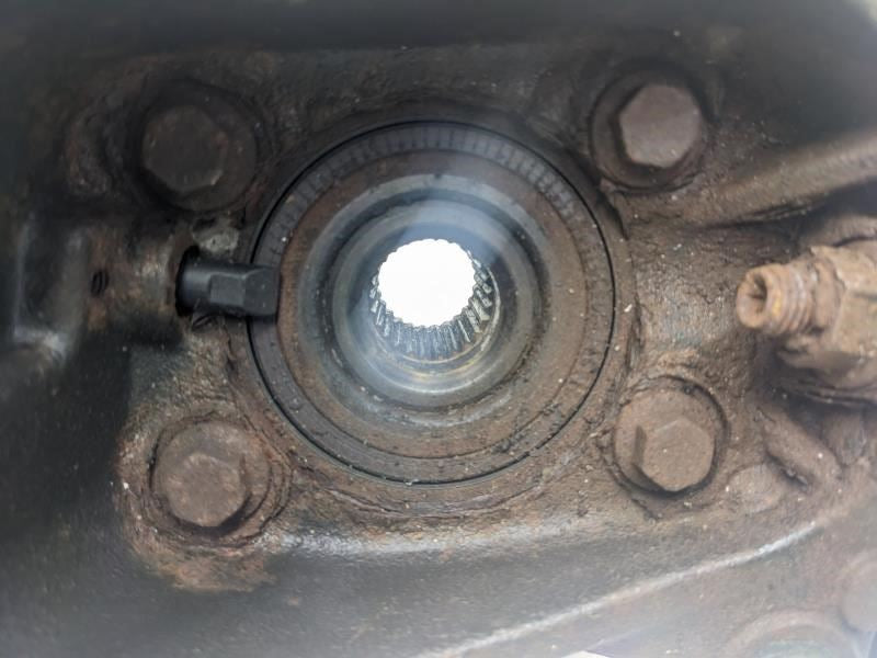 07-13 Mini Cooper 1.6L Front Suspension Passenger Right Side Spindle Knuckle Hub4