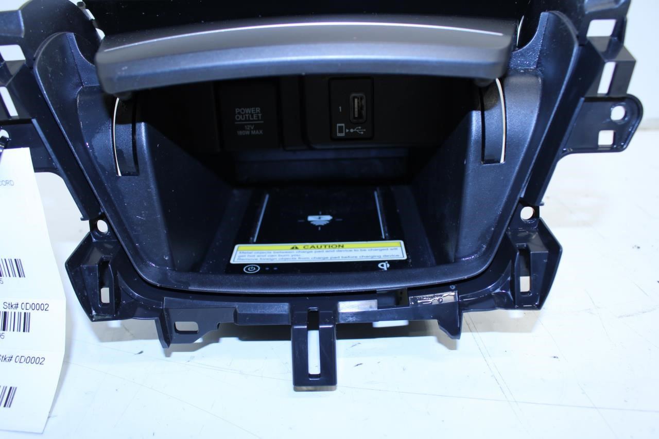 18-20 Honda Accord Dash Storage Tray Compartment w/ Charging Module 39570TVAA01 - Alshned Auto Parts
