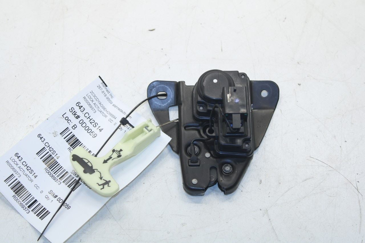 08-23 Dodge Challenger SXT RR Trunk Lid Latch Lock Actuator w/ Handle 4589217AC - Alshned Auto Parts