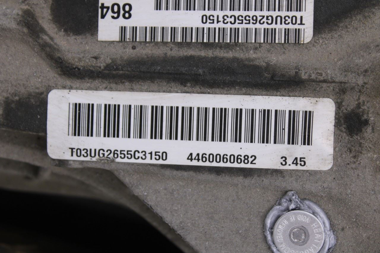 14-25 Dodge Durango SXT 3.6L AWD Rear Axle Differential Carrier 3.45 ratio 195mm6