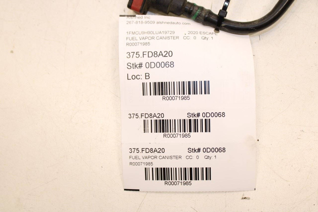 2020-2025 Ford Escape SEL 2.0L AWD Fuel Emission System Vapor Canister Hose Tube - Alshned Auto Parts