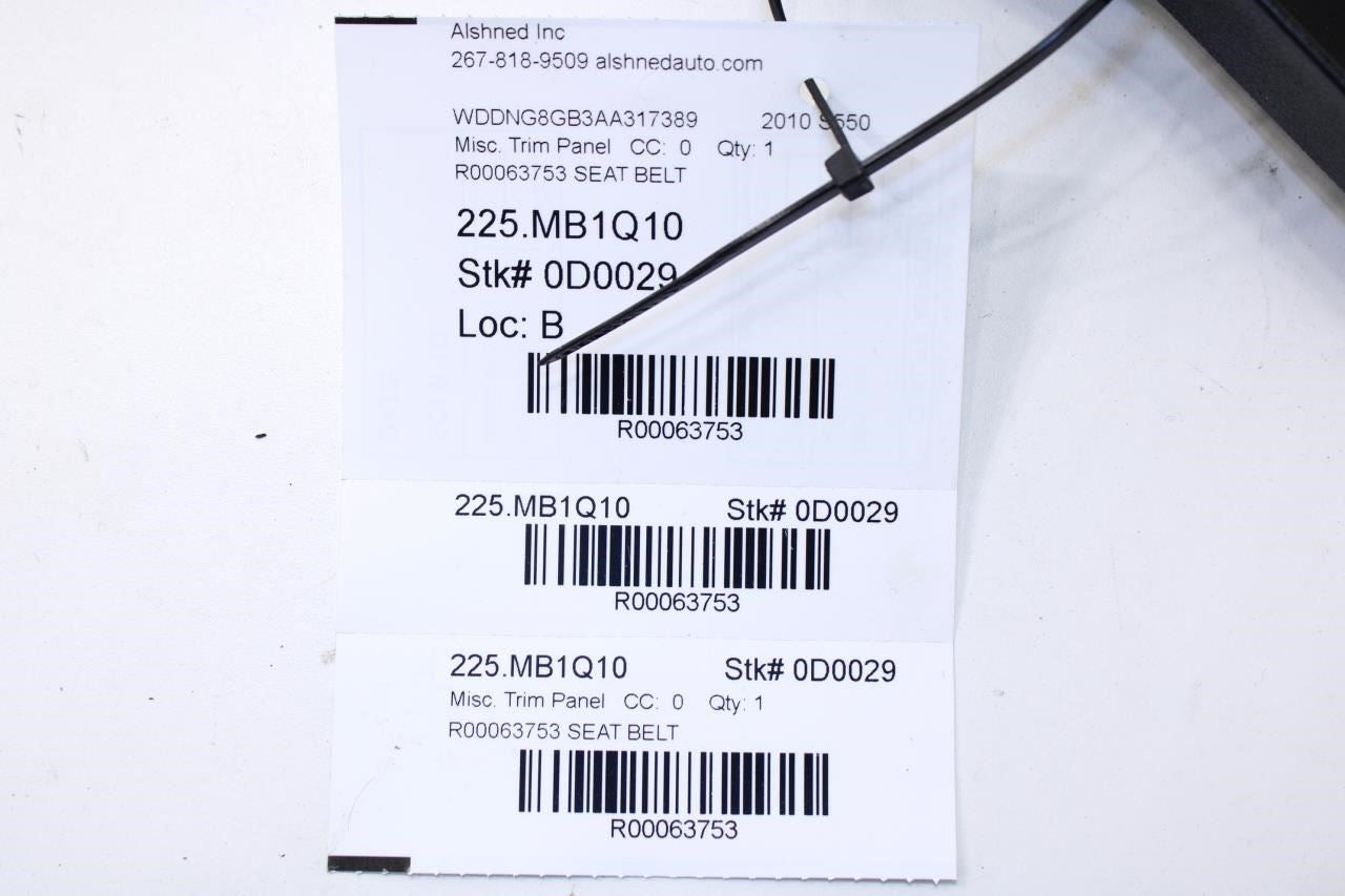 07-13 Mercedes-Benz S550 Front Right Seat Belt Recline Trim Cover 221-910-18-54 - Alshned Auto Parts