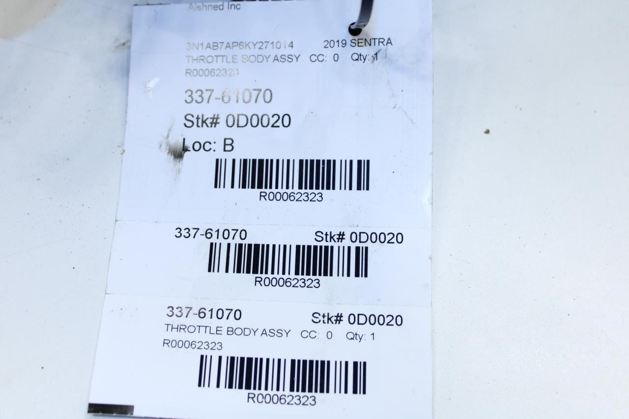 2013-2019 Nissan Sentra SV 1.8L Fuel Injection Throttle Body 16119-4AF0A OEM - Alshned Auto Parts