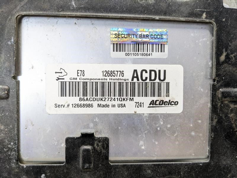 2017-2021 Chevrolet Trax Engine Computer Control Module ECU ECM 12685776 OEM - Alshned Auto Parts